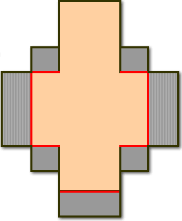 段ボール切り取る